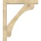 Ekena Millwork Legacy Block Rough Sawn Bracket w/ Offset Brace, Douglas Fir, 6"W x 38"D x 44"H BKT0604X38X44LEC05RDF - alternate 4